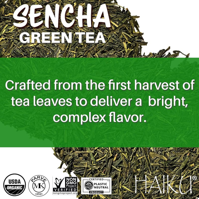 Haiku Organic Japanese Sencha Green Tea - Image 4